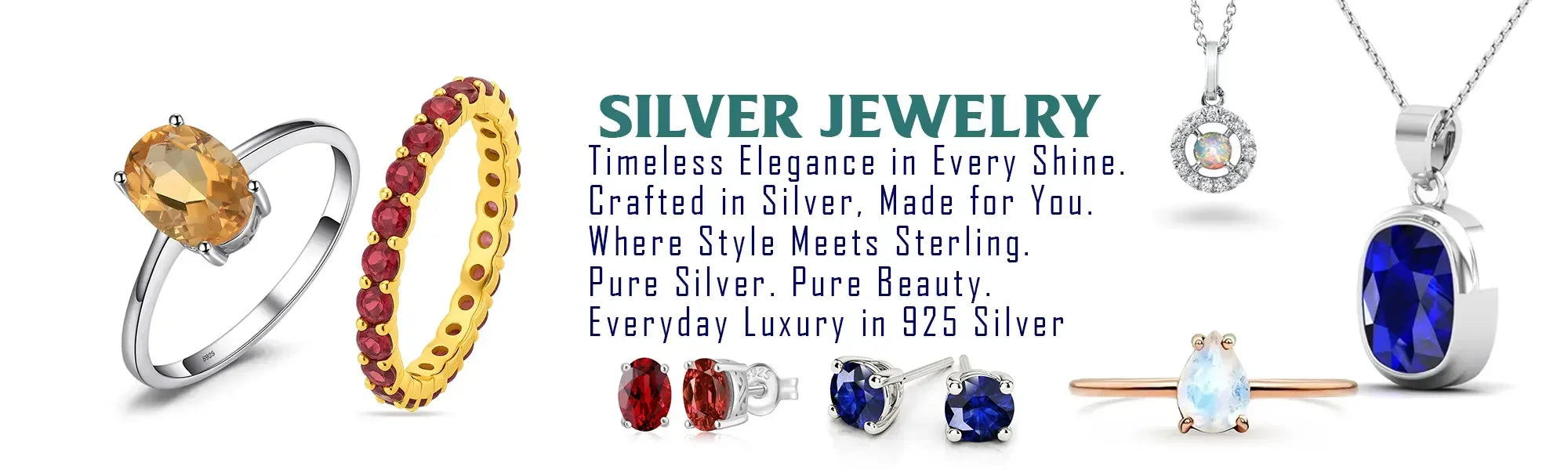 Silver Jewelry Collection: Elegant Designs for Every Occasion - Himalya Quartz