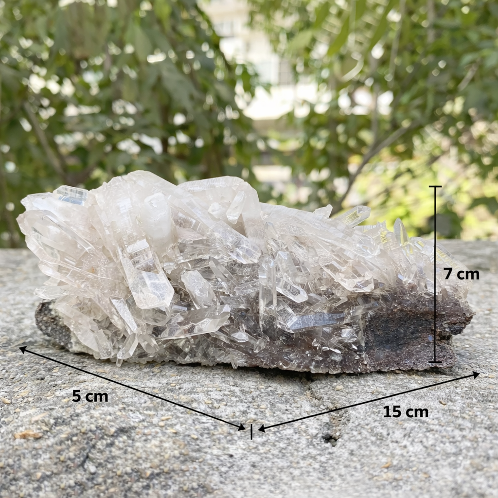 440g White Himalayan Quartz Natural Cluster Display Collector Specimen