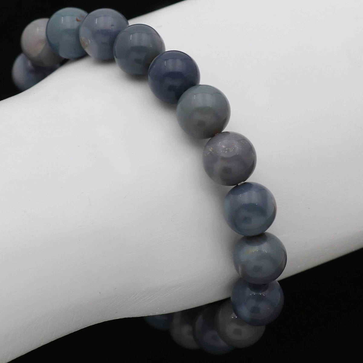 Australian Opal Bead Bracelet 9.5–9.8mm Round Natural Handmade 102 Ct