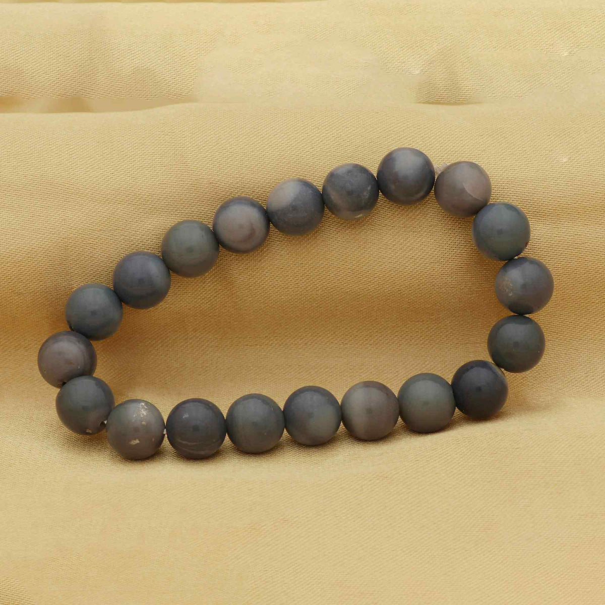 Australian Opal Bead Bracelet 9.5–9.8mm Round Natural Handmade 102 Ct