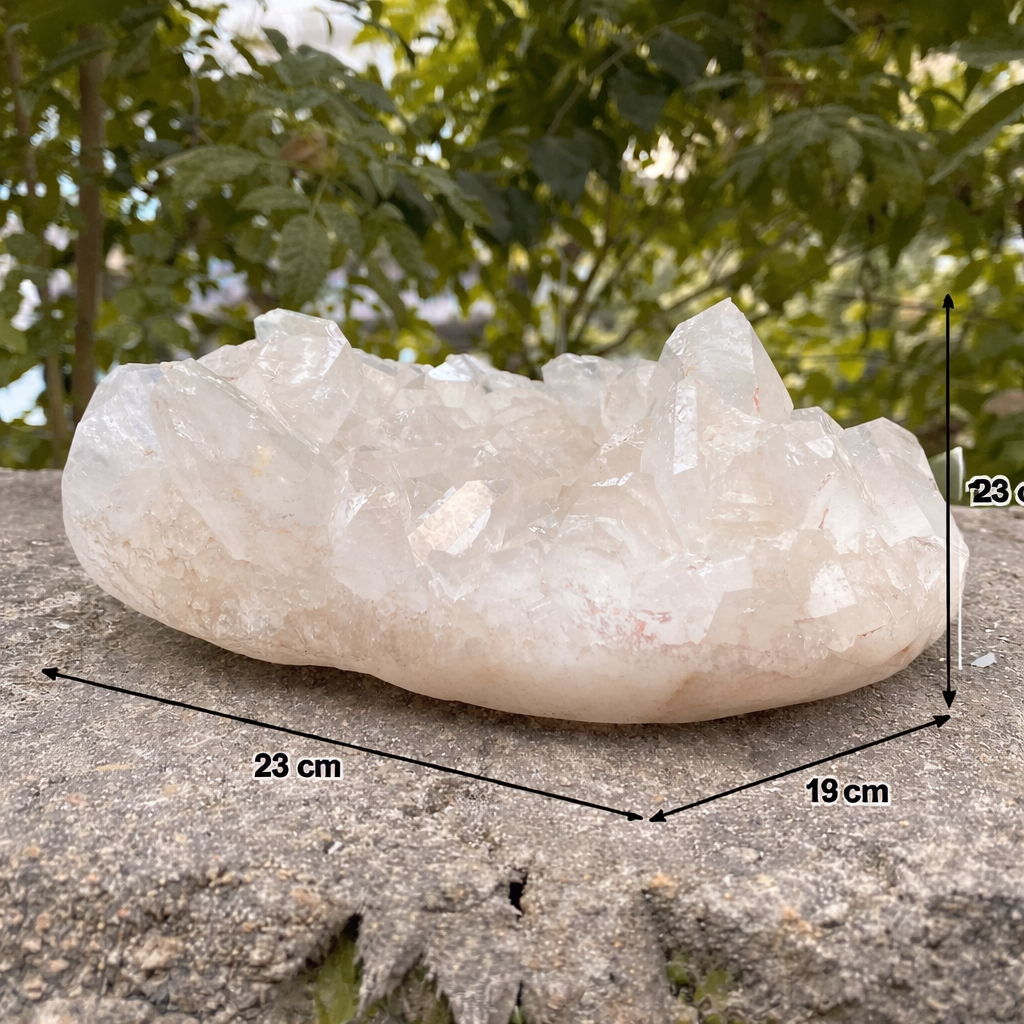 2030g White Quartz Himalayan Natural Cluster Collector Display Specimen