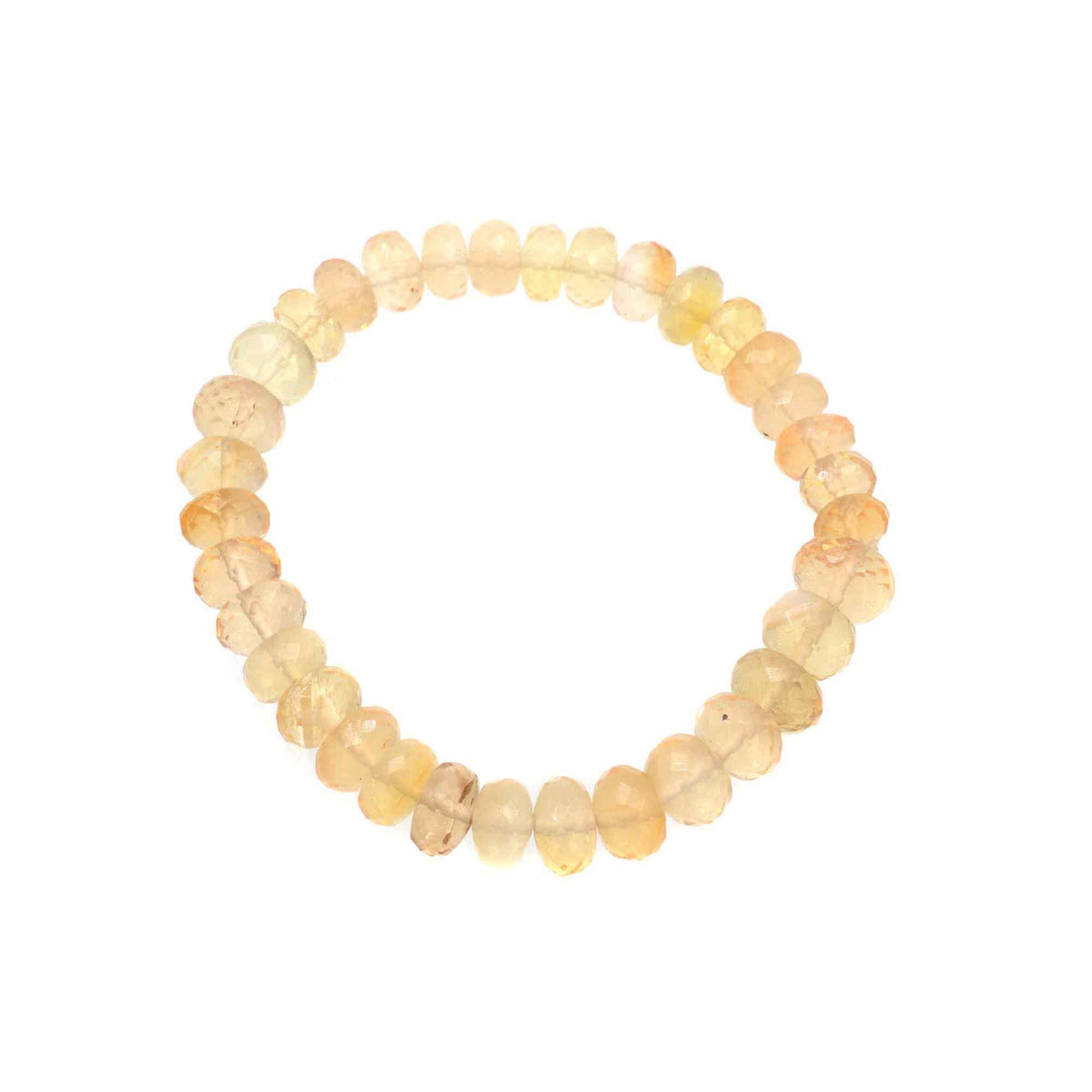 Natural Mexican Opal Pendant Bracelet Rondelle Faceted Gemstone Beads Handmade 87 Ct