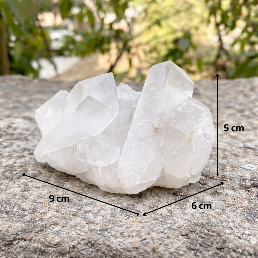 335g White Quartz Himalayan Natural Cluster Display Collector Specimen