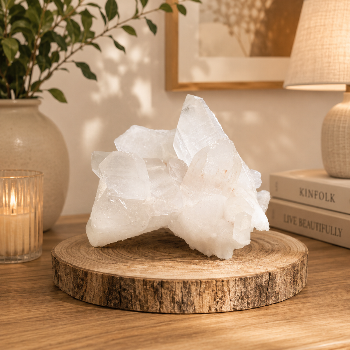 Raw Pink Quartz Himalayan Natural Cluster Collector Display Specimen