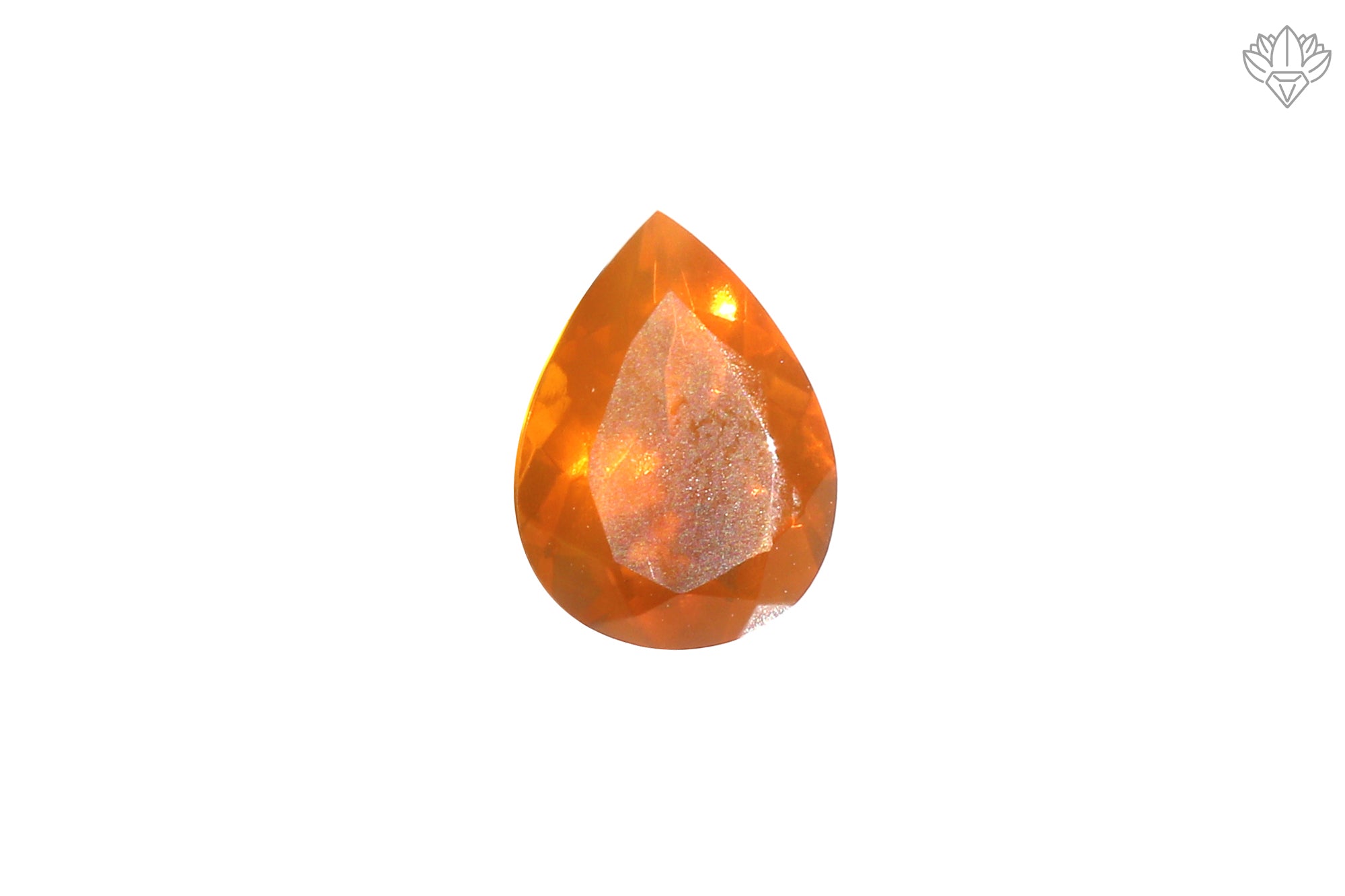 Masterpiece Mexican Opal Pear 8x11mm Faceted Loose Stone for Couture Jewelry, Rings, Pendants & Earrings