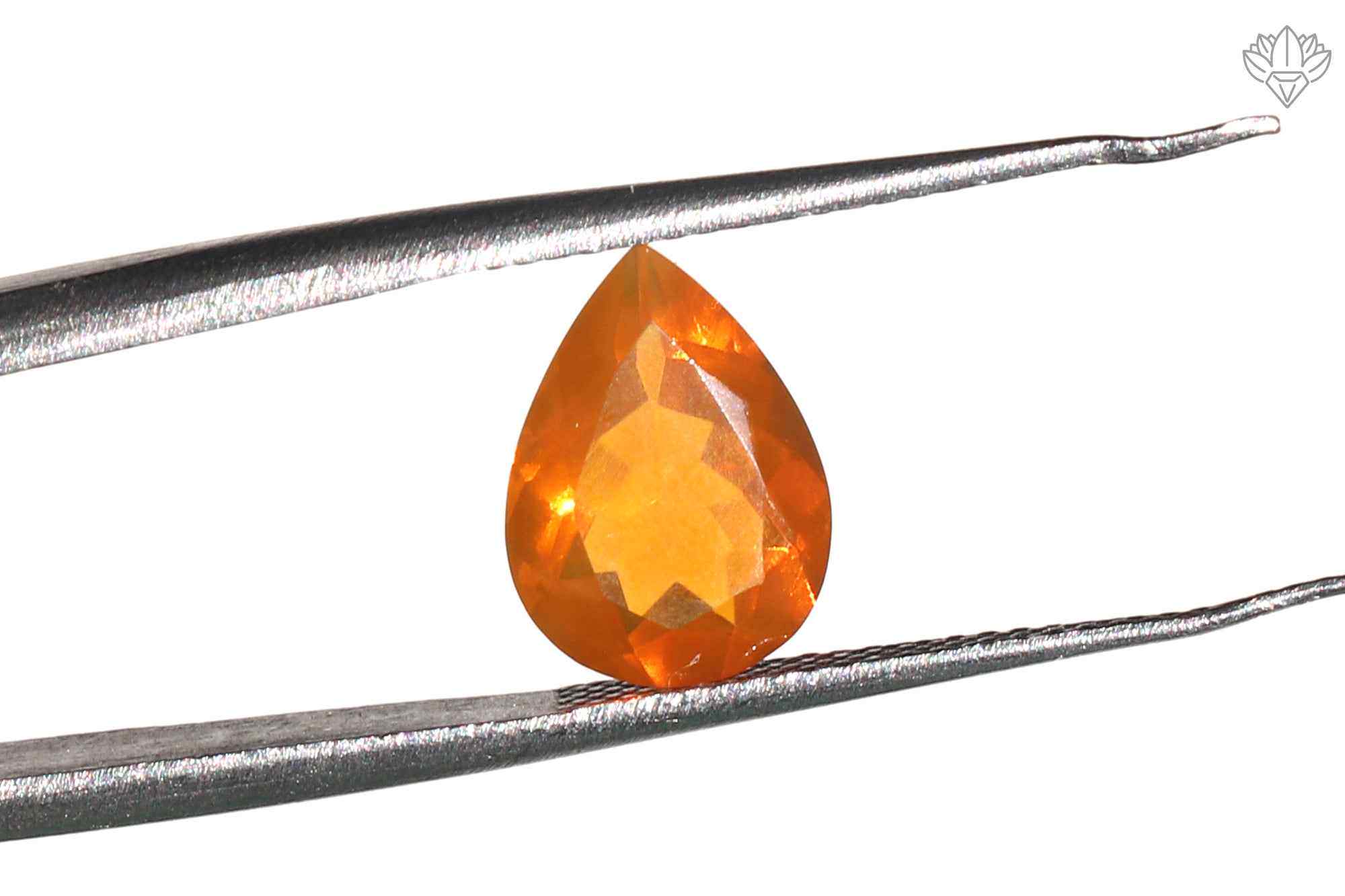 Masterpiece Mexican Opal Pendant Pear 8x11mm Faceted Loose Stone for Couture Jewelry, Rings, Pendants & Earrings