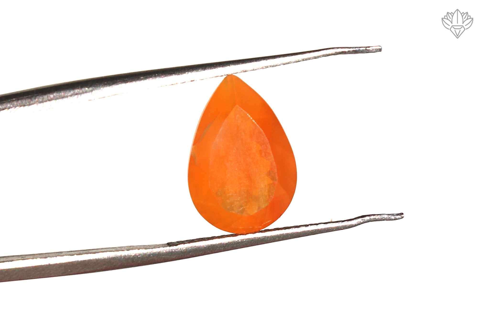 Elite Mexican Opal Pendant Pear 9x13mm Faceted Jewel for Fine Jewelry, Artisan Pendants