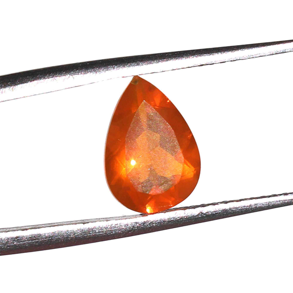 Refined Mexican Opal Pendant Pear 7x10mm Faceted Gemstone Jewelry, Ring Settings