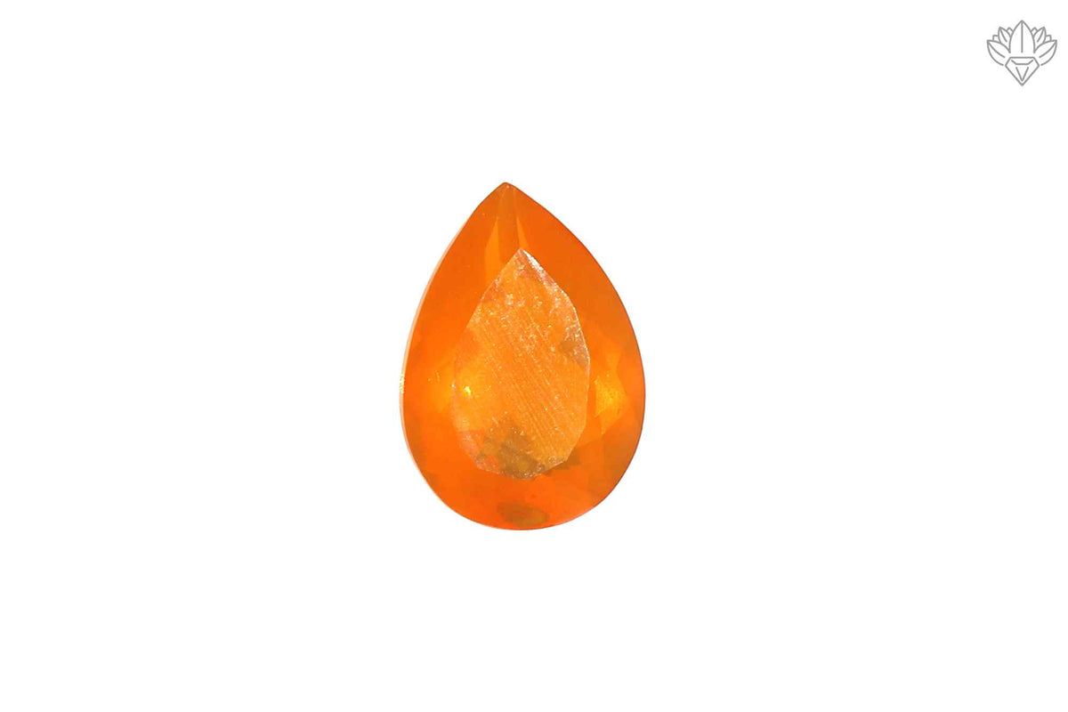 Luminous Mexican Opal Pendant Pear 7x10mm Faceted Loose Gemstone