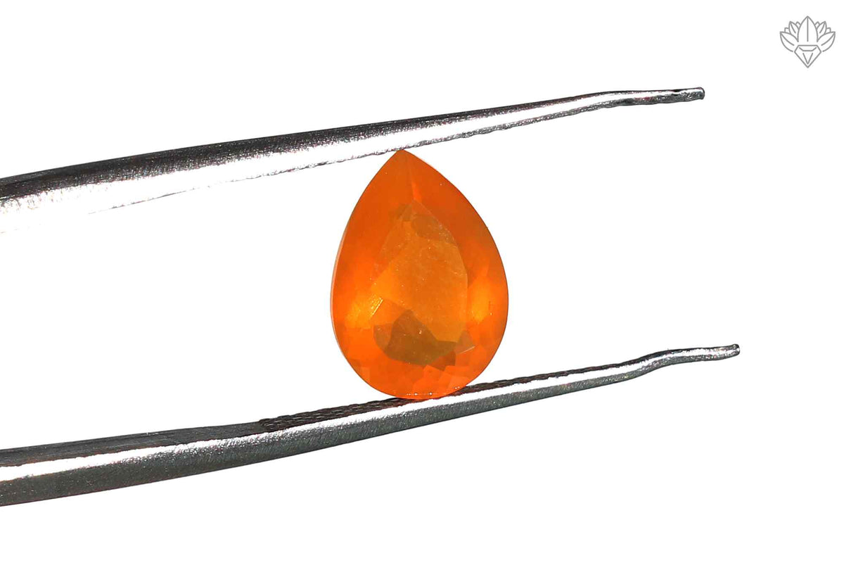 Luminous Mexican Opal Pendant Pear 7x10mm Faceted Loose Gemstone