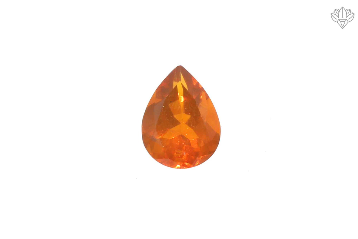 Brilliant Mexican Opal Pendant Pear 6x8mm Faceted Natural Gem for Luxury Ring Settings, Pendants & Handmade Jewelry