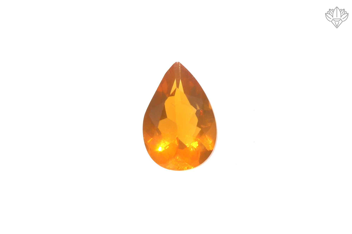 Radiance Mexican Opal Pendant Pear 6x9mm Faceted Loose Gemstone for Designer Pendants, Rings & Fine Jewelry