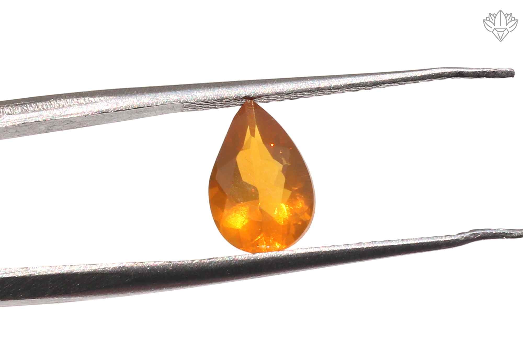 Radiance Mexican Opal Pendant Pear 6x9mm Faceted Loose Gemstone for Designer Pendants, Rings & Fine Jewelry
