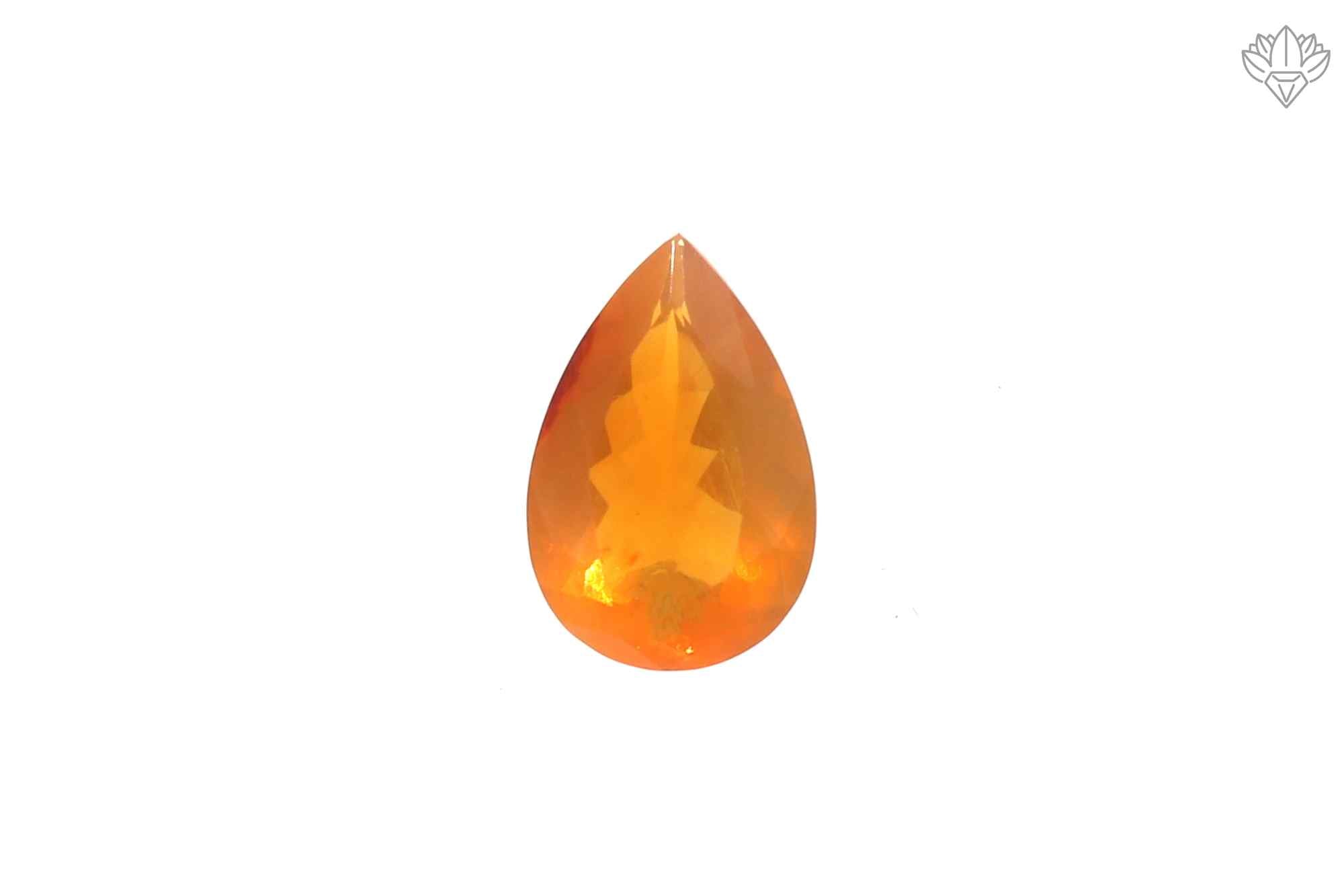Majestic Mexican Opal Pendant Pear 6x9mm Faceted Jewel for Signature Pendants, Ring Designs