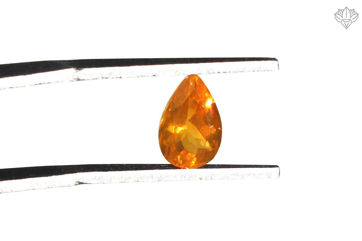 Enchanting Mexican Opal Pendant Pear 5x8mm Faceted Jewel for Petite Pendants, Ring Accents & Designer Earrings