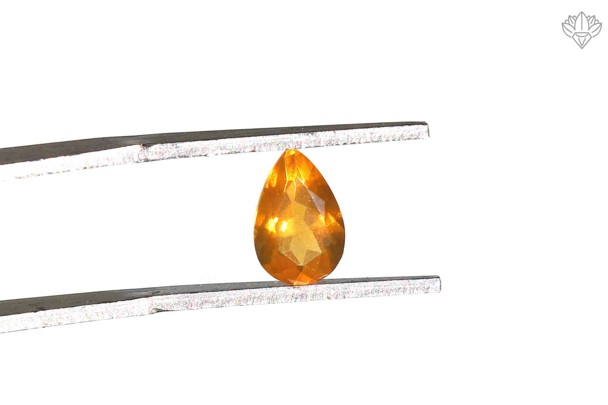 Artisan's Pick Mexican Opal Pendant Pear 5x8mm Faceted Treasure for Handcrafted Keepsakes, Charm Pendants & Fine Jewelry
