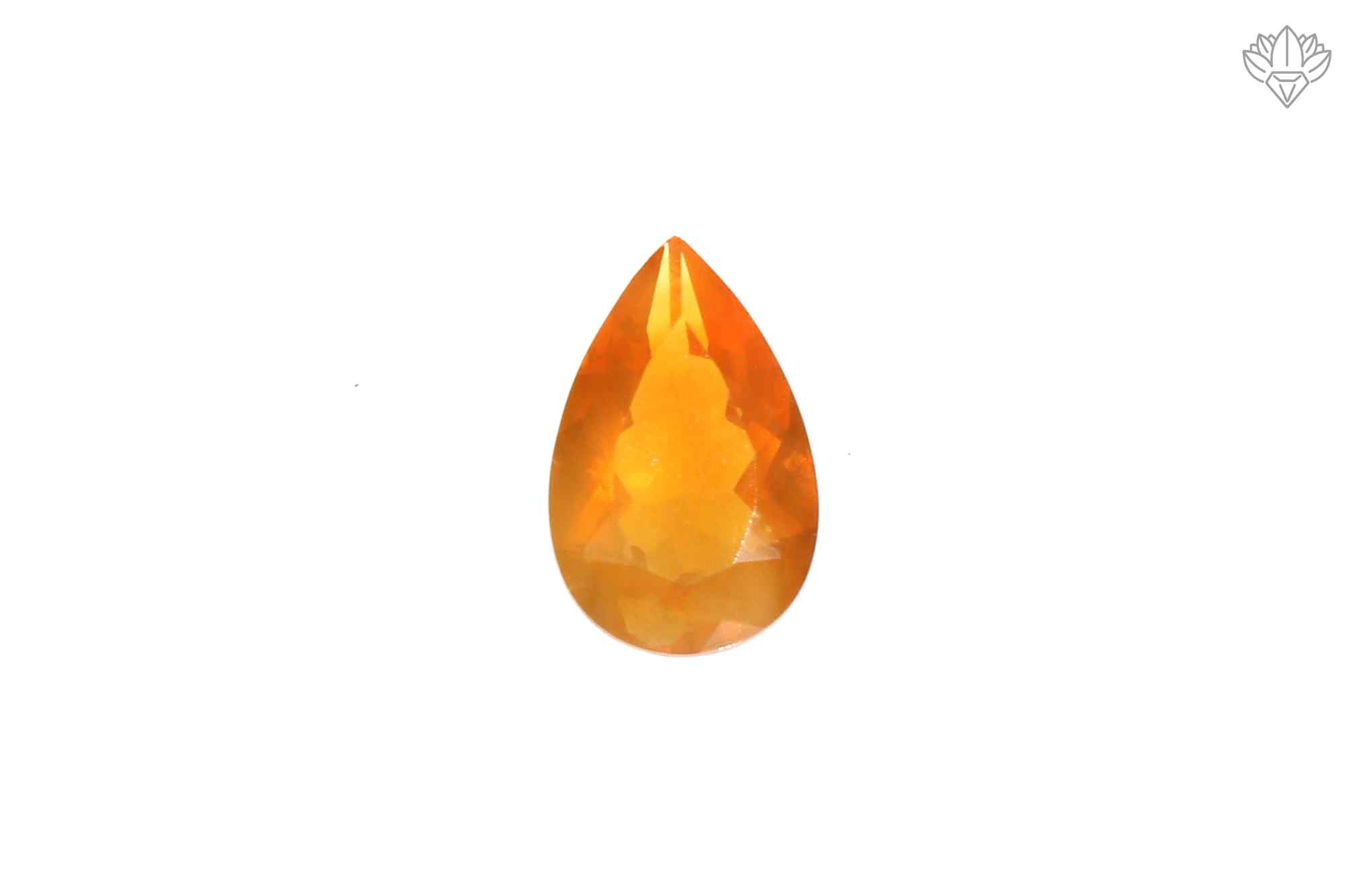 Gem Collector Mexican Opal Pendant Pear 5x8mm Faceted Accent Stone for Birthstone Jewelry, Charms & Creative Designs