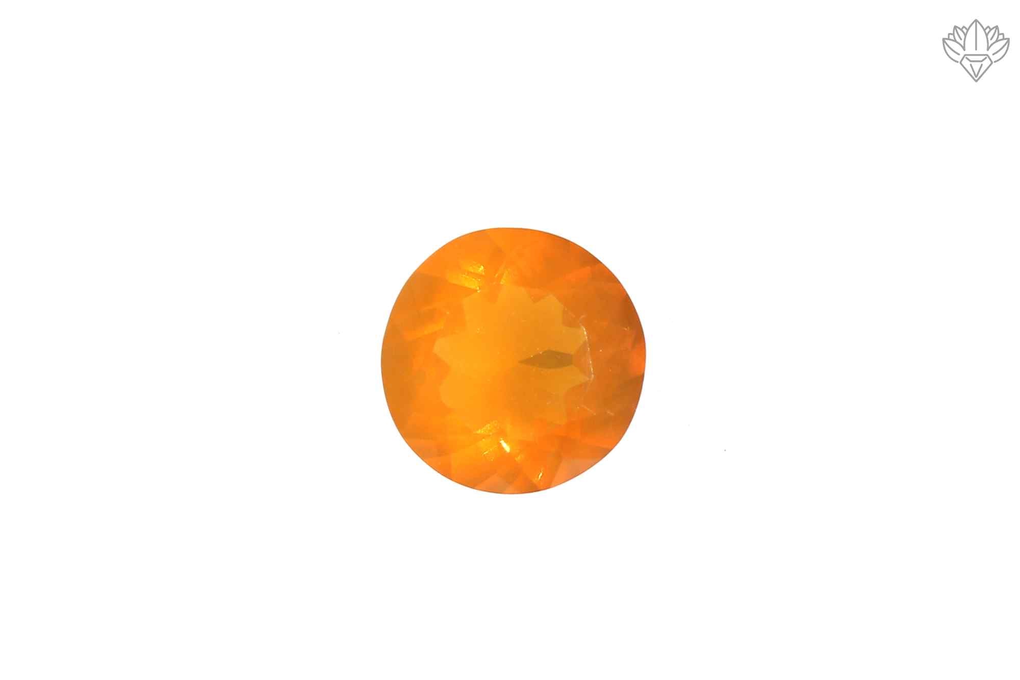 Legacy Mexican Opal Pendant Round 9mm Faceted Stone for Cocktail Rings, Heirloom Pendants