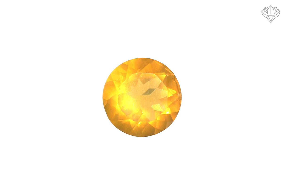 Starlight Mexican Opal Pendant Round 8mm Faceted Gemstone for Solitaire Rings, Pendant Centers & Artisan Jewelry