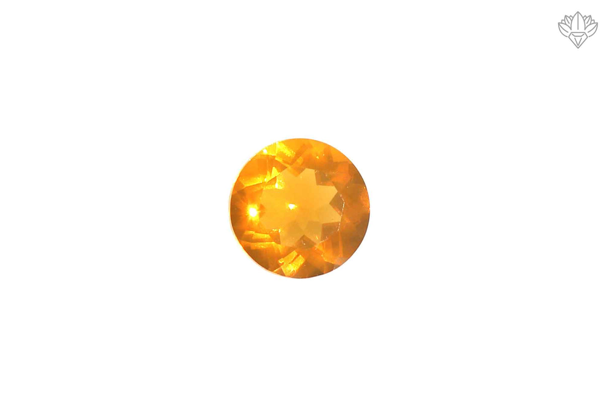 Vintage Mexican Opal Pendant Round 6mm Faceted Gemstone for Promise Rings, Charm Earrings & Handmade Jewelry