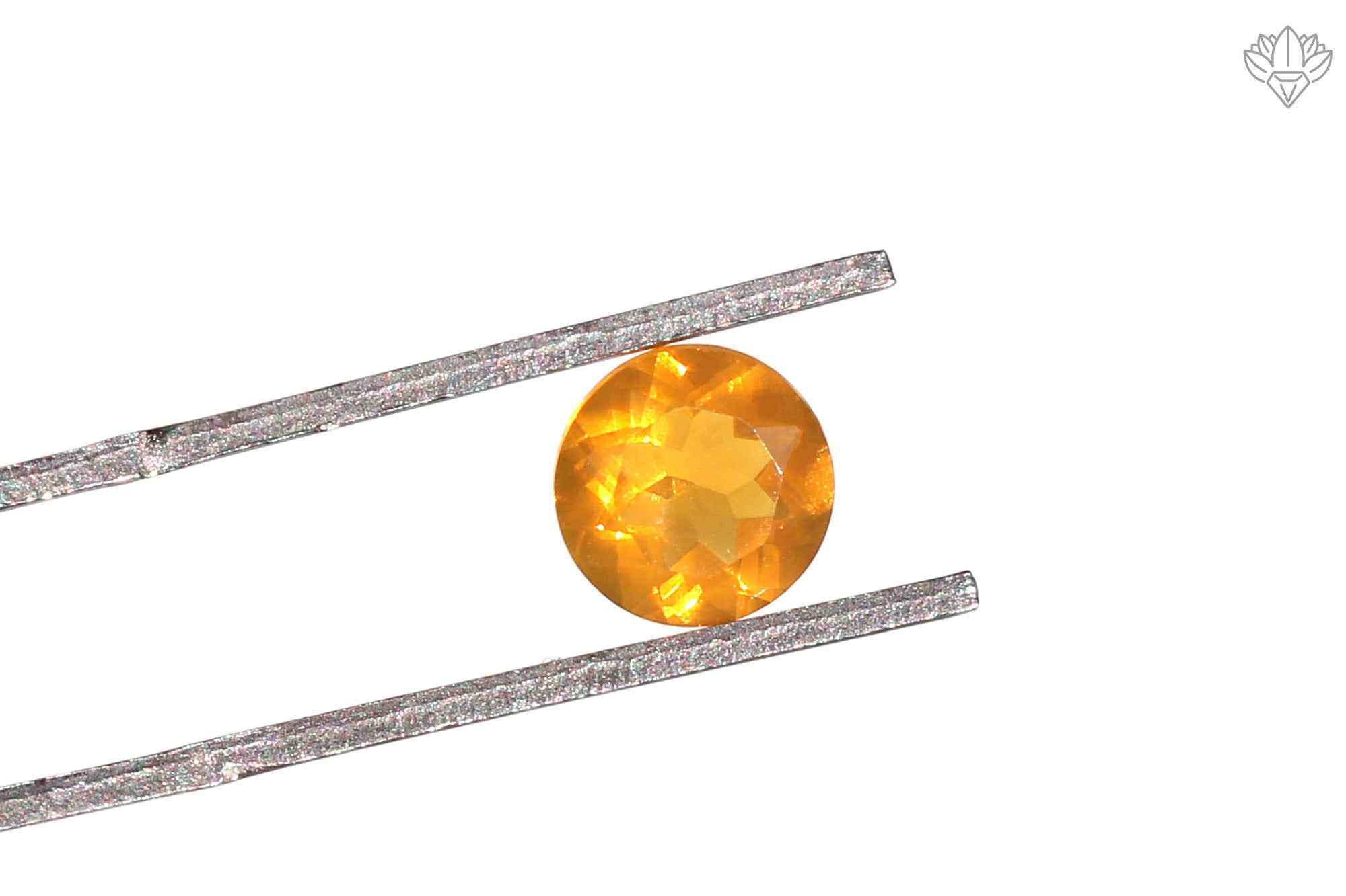 Vintage Mexican Opal Pendant Round 6mm Faceted Gemstone for Promise Rings, Charm Earrings & Handmade Jewelry
