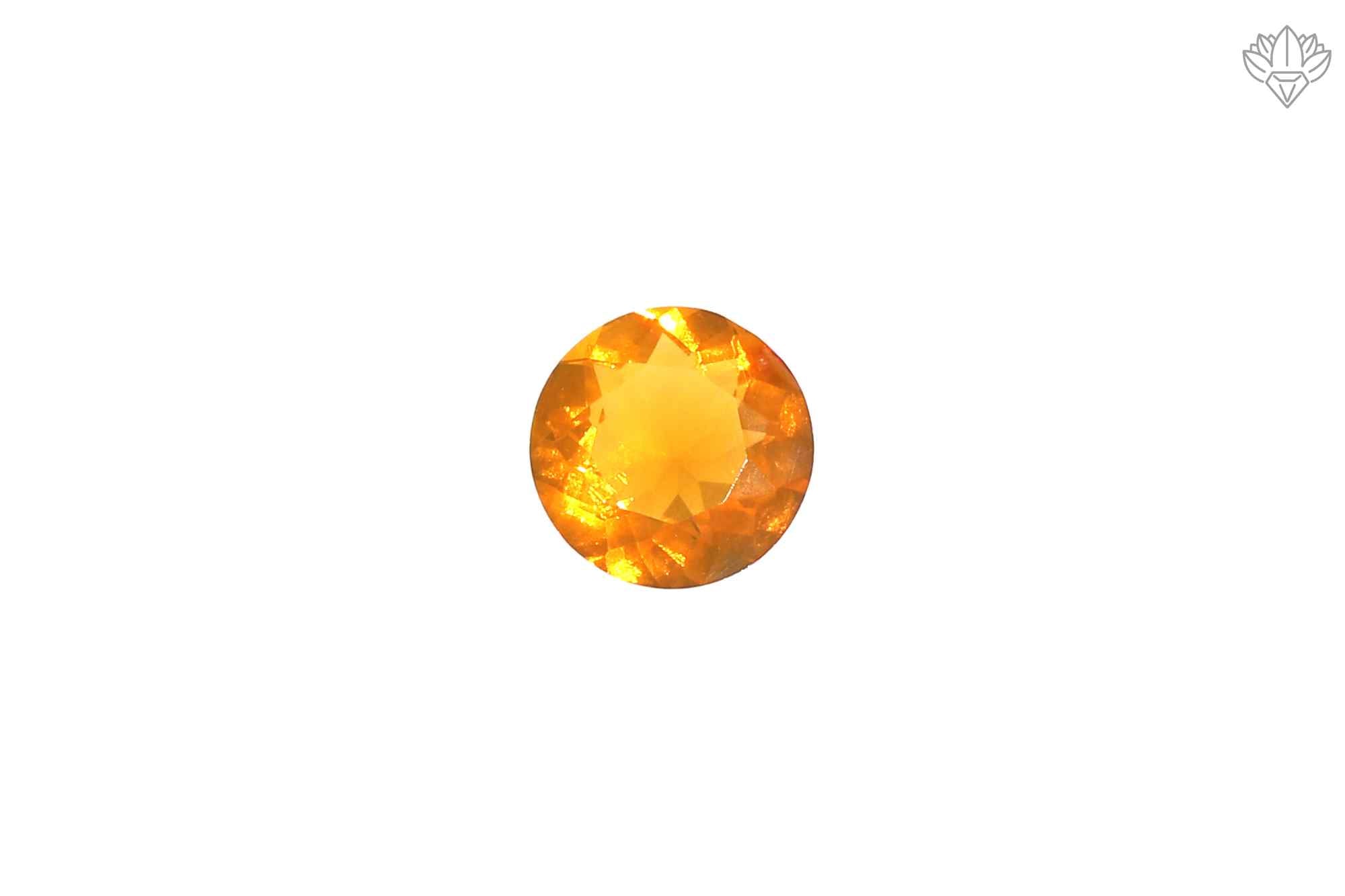 Heritage Mexican Opal Pendant Round 6mm Faceted Treasure for Anniversary Rings, Pendant Charms & Fine Jewelry