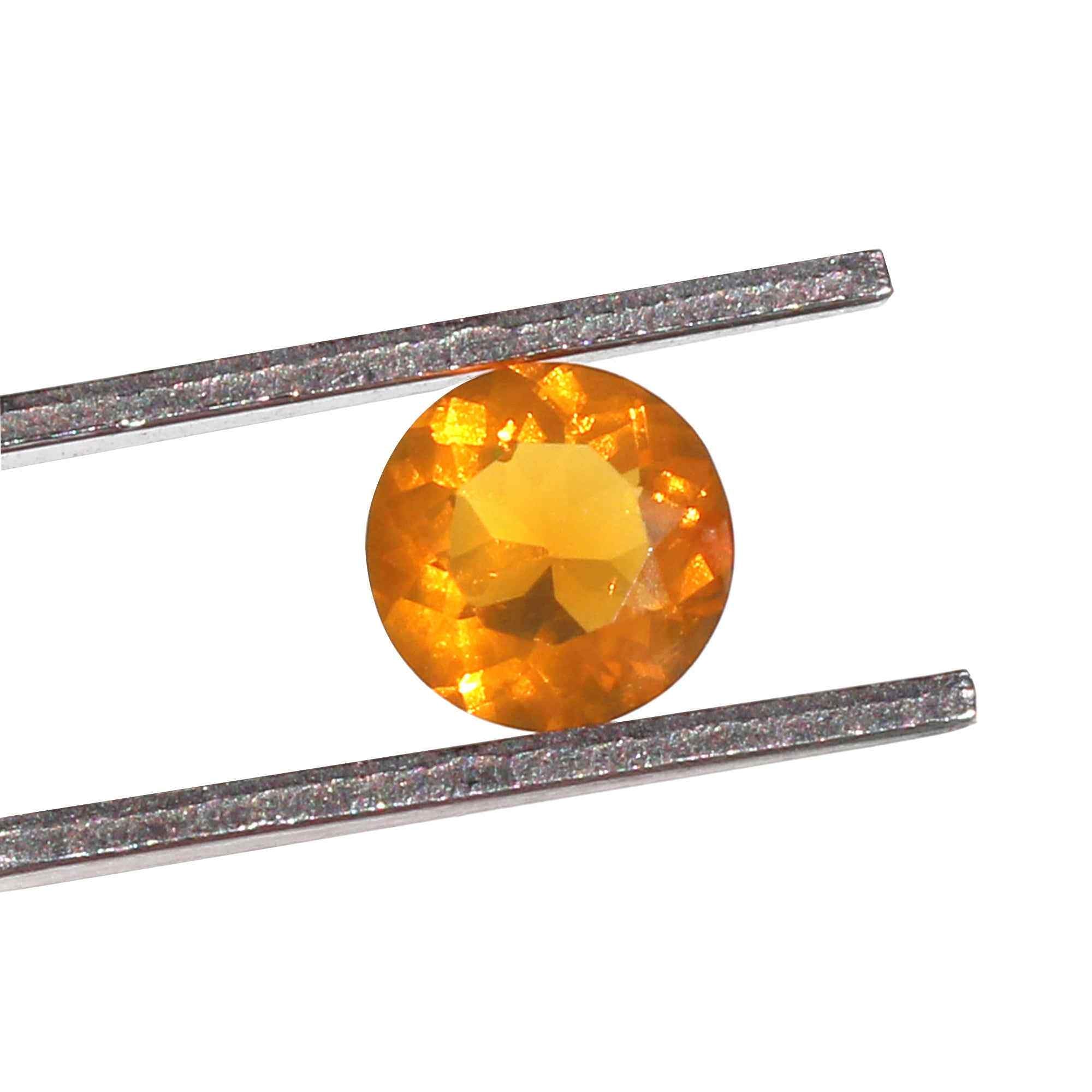 Heritage Mexican Opal Pendant Round 6mm Faceted Treasure for Anniversary Rings, Pendant Charms & Fine Jewelry