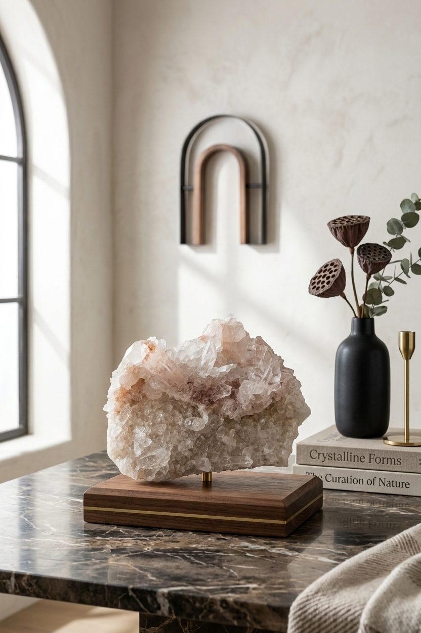 Pink White Himalayan Quartz Raw Natural Cluster Collector Specimen