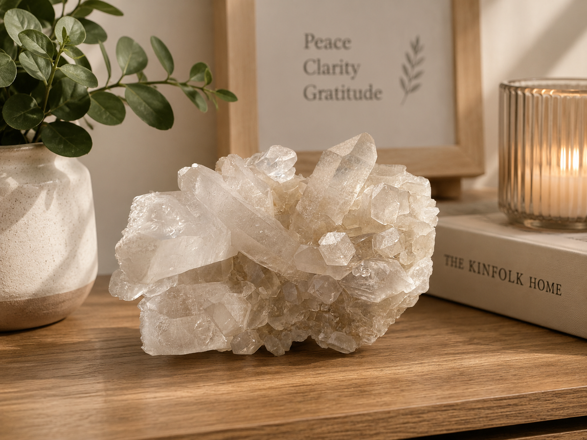 Raw Yellow Quartz Cluster 640g Natural Himalayan Collector Specimen