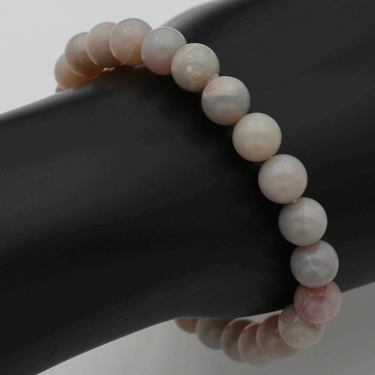 Natural Australian Opal 8mm Bracelet 70 Ct Polished Round Bead Gemstone Jewelry