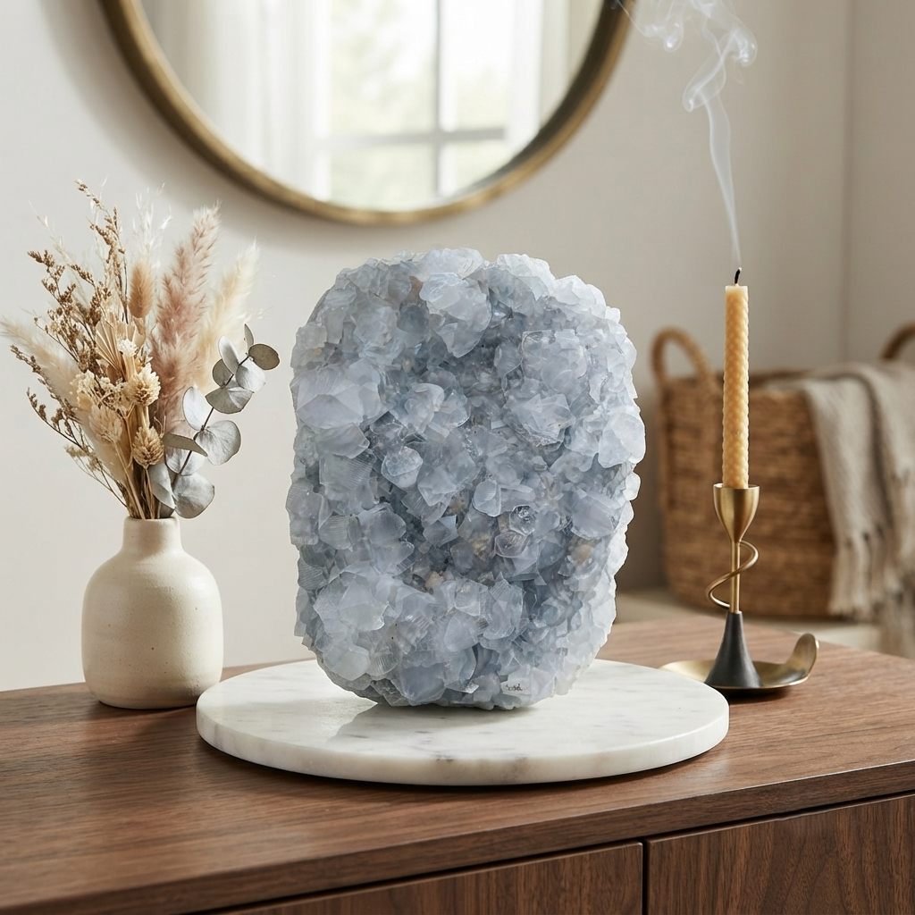 5050g natural white apophyllite cluster collector mineral specimen