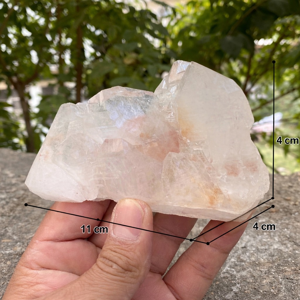 Pink Himalayan Quartz 315g Cluster Natural Collector Mineral Specimen