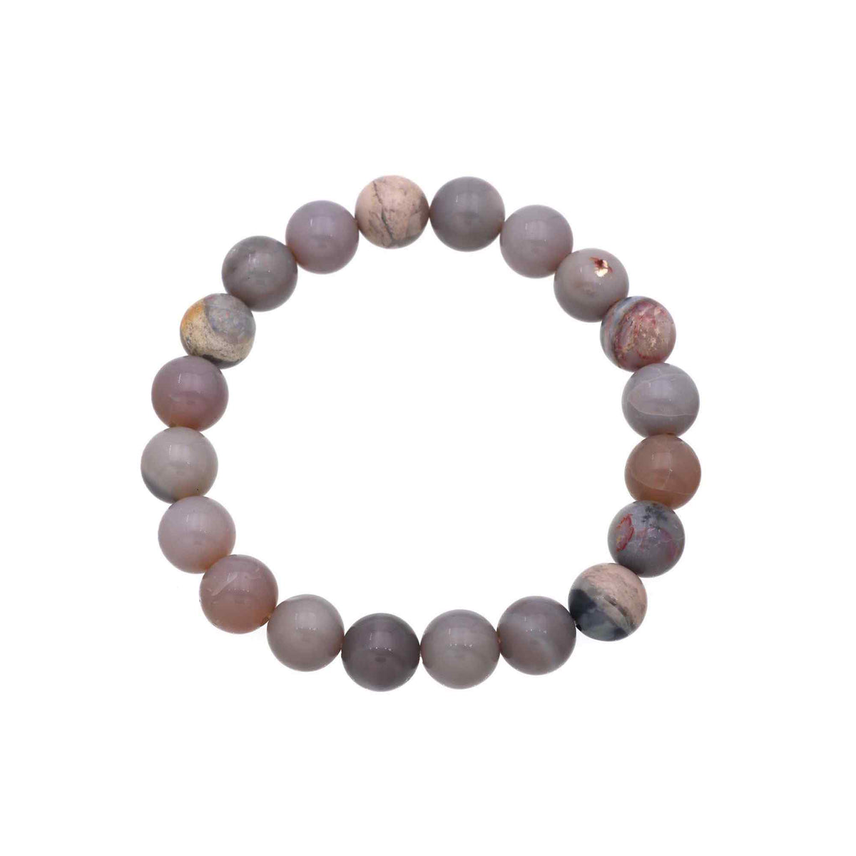 Australian Opal 10mm Bracelet 103 Ct Natural Polished Round Bead Jewelry
