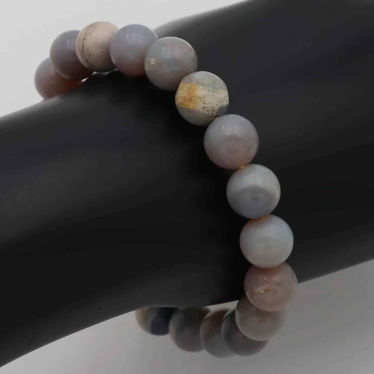Australian Opal 10mm Bracelet 103 Ct Natural Polished Round Bead Jewelry