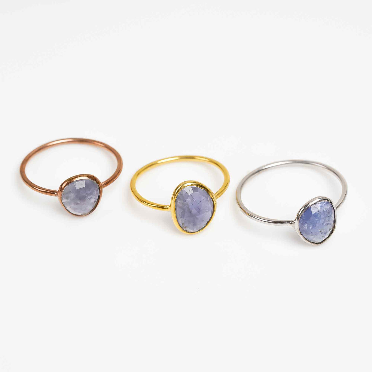 Tanzanite Solitaire Ring 925 Sterling Silver Natural Tanzanite Engagement Ring December Birthstone Jewelry