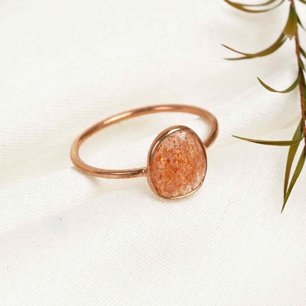 Sunstone Statement Ring 925 Sterling Silver Natural Sunstone Ring Handmade Gemstone Jewelry Gift
