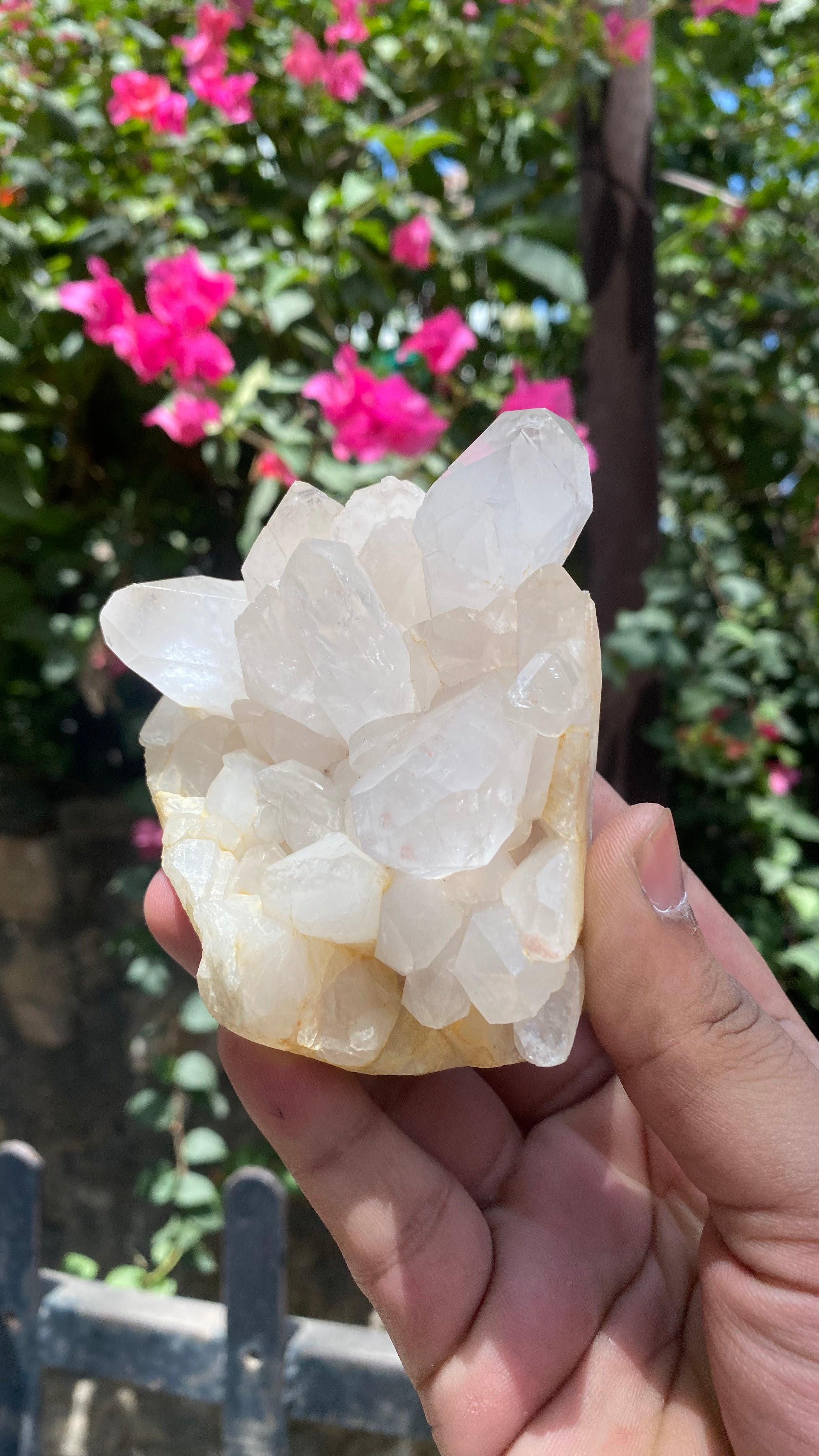 Natural Himalayan White Quartz Crystal Cluster Raw Healing Stone for Meditation Energy Cleansing and Spiritual Decor