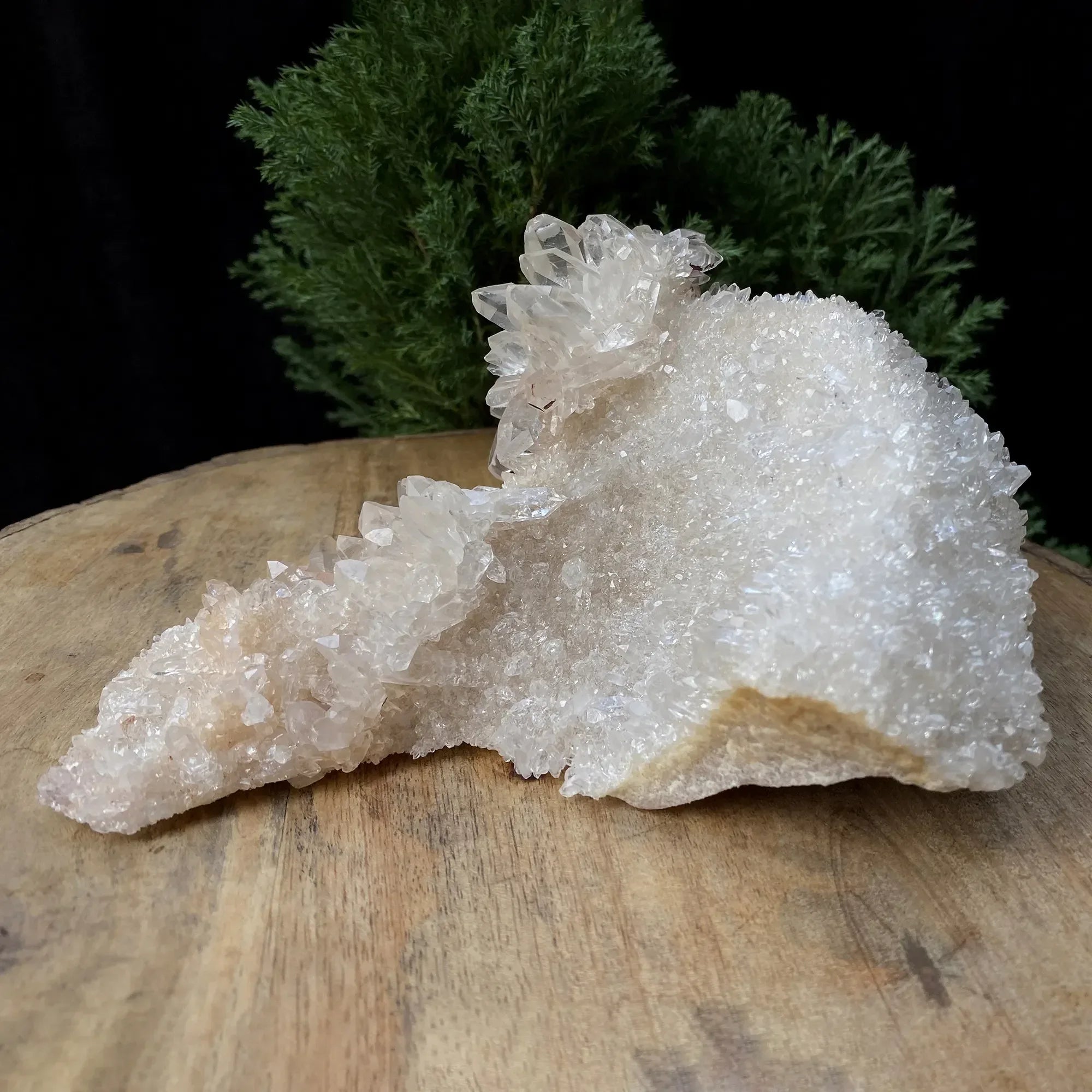 Natural Himalayan White Quartz Cluster 1025g Himalayan Quartz