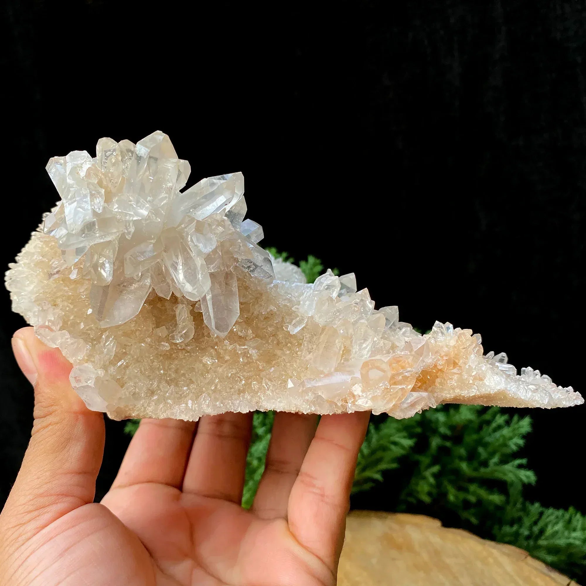 Natural Himalayan White Quartz Cluster 1025g Himalayan Quartz
