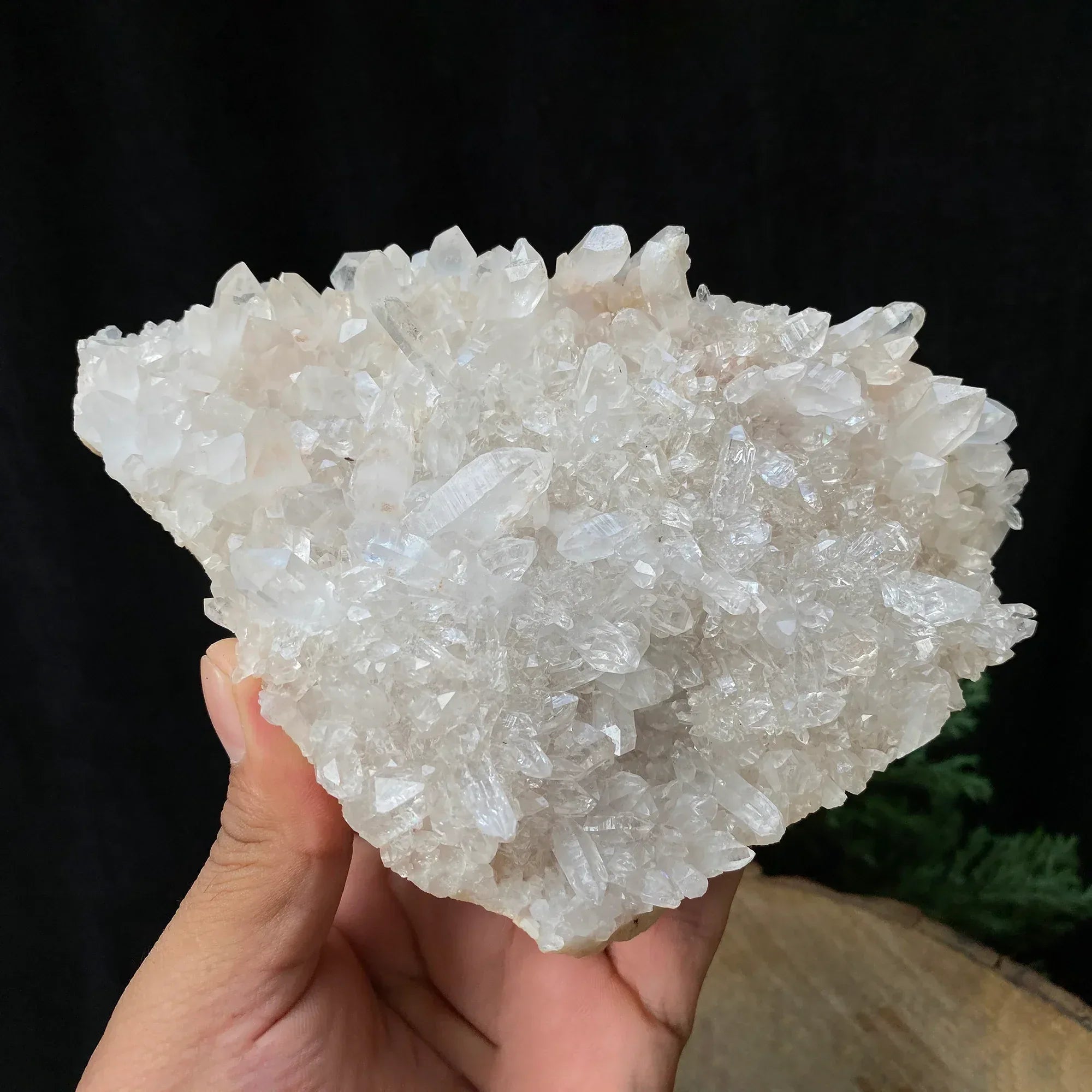 Natural Himalayan Pink Quartz Cluster 555g Himalayan Quartz