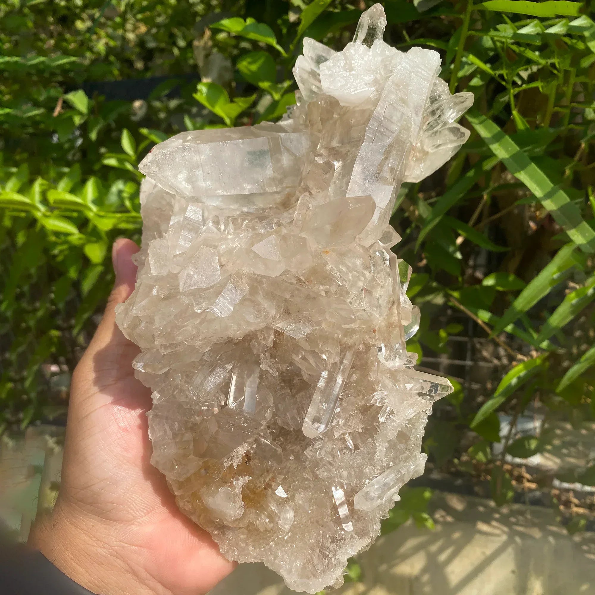 Natural Himalayan White & Pink Quartz Cluster 1815g Himalayan Quartz