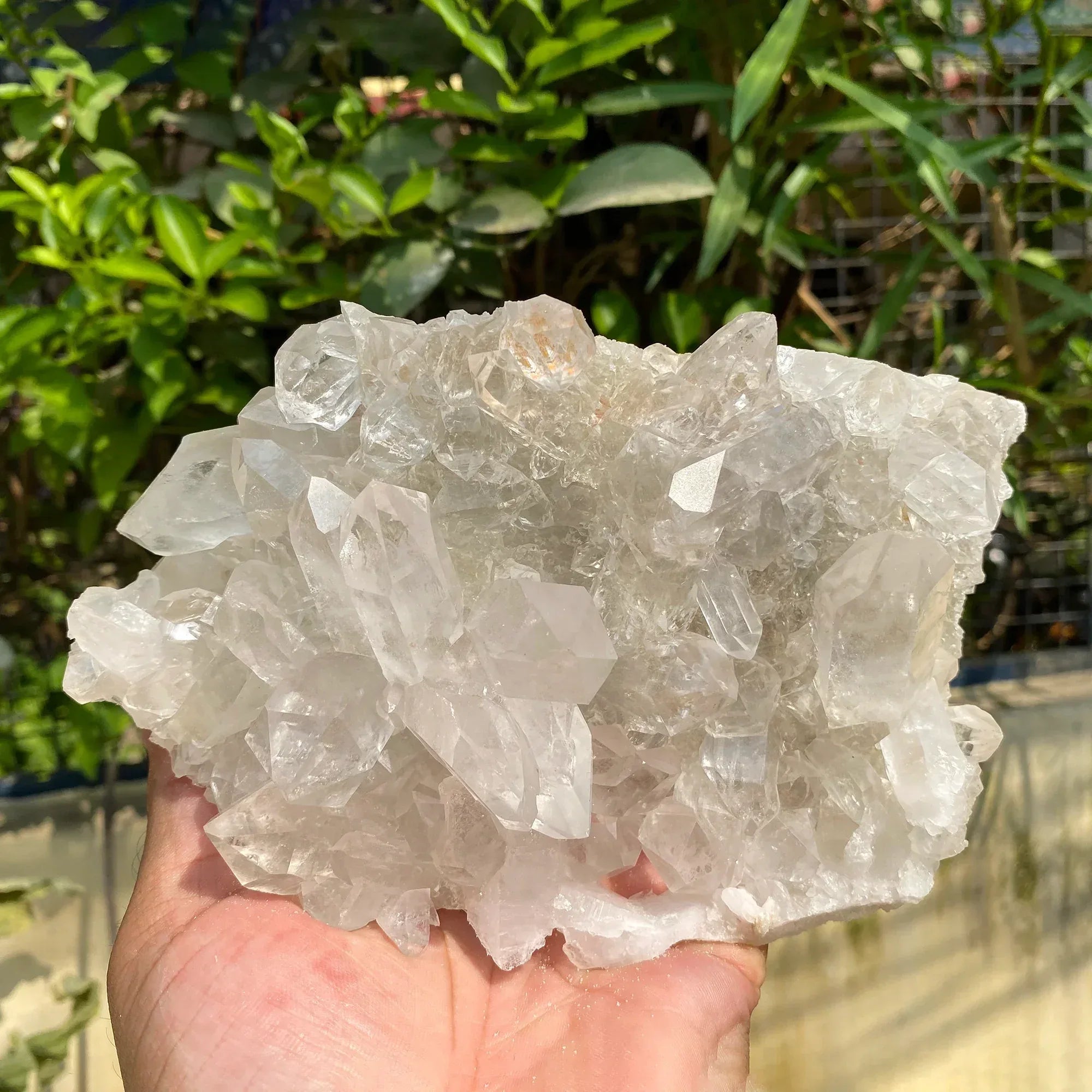 Natural Himalayan White Quartz Cluster 1335g Himalayan Quartz