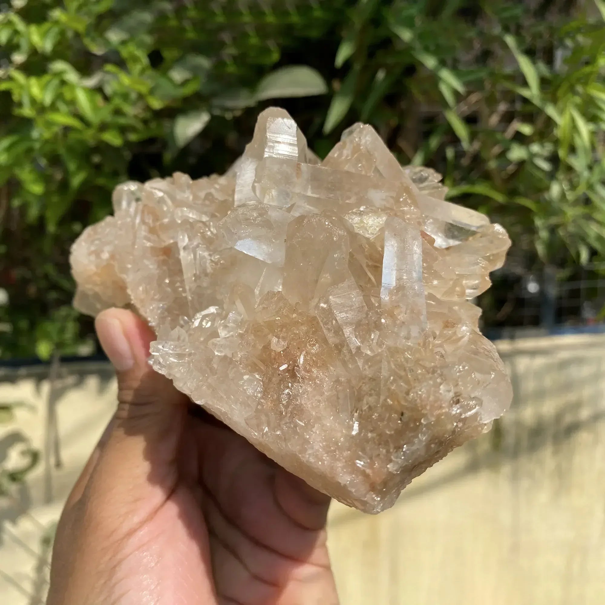 Natural Himalayan Pink Quartz Cluster 940g Himalayan Quartz