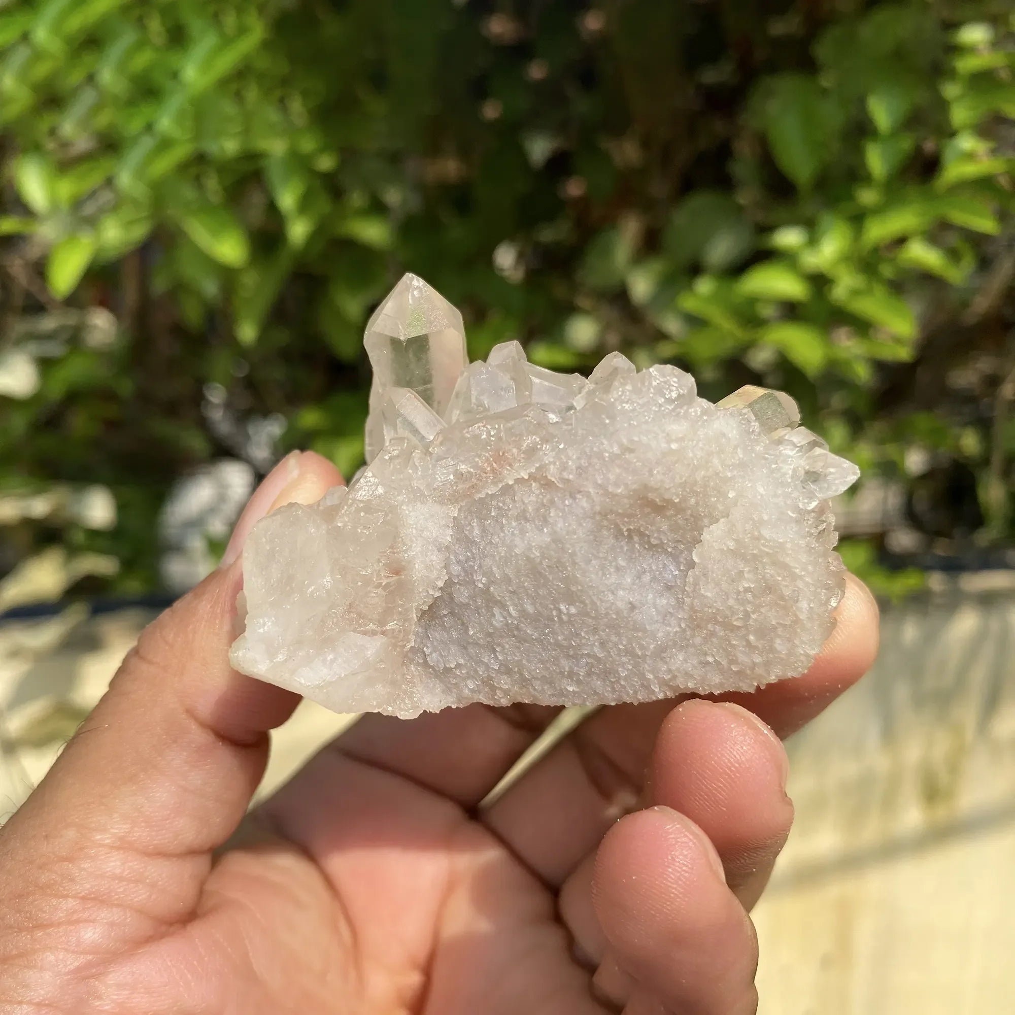 Natural Himalayan White Quartz Cluster 95g – WHQ-284 - Himalya Quartz