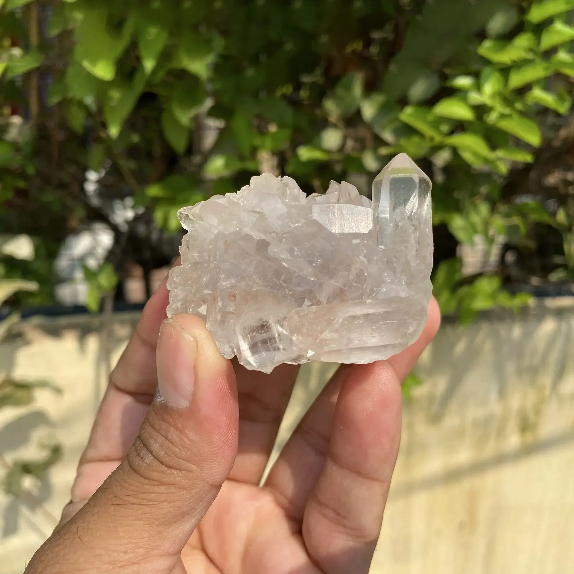 Natural Himalayan White Quartz Cluster 95g Himalayan Quartz
