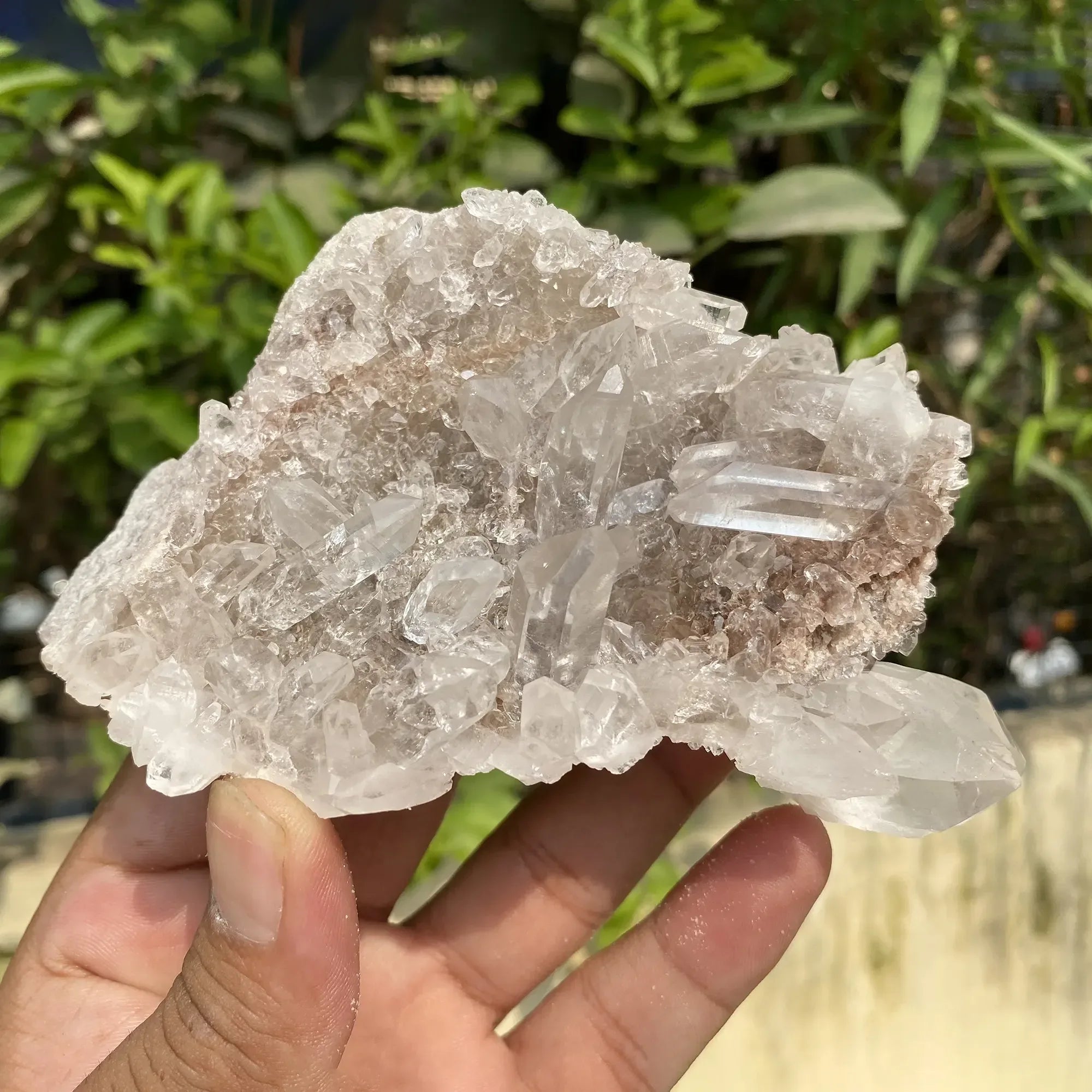 Natural Himalayan Pink Quartz Cluster 335g Himalayan Quartz