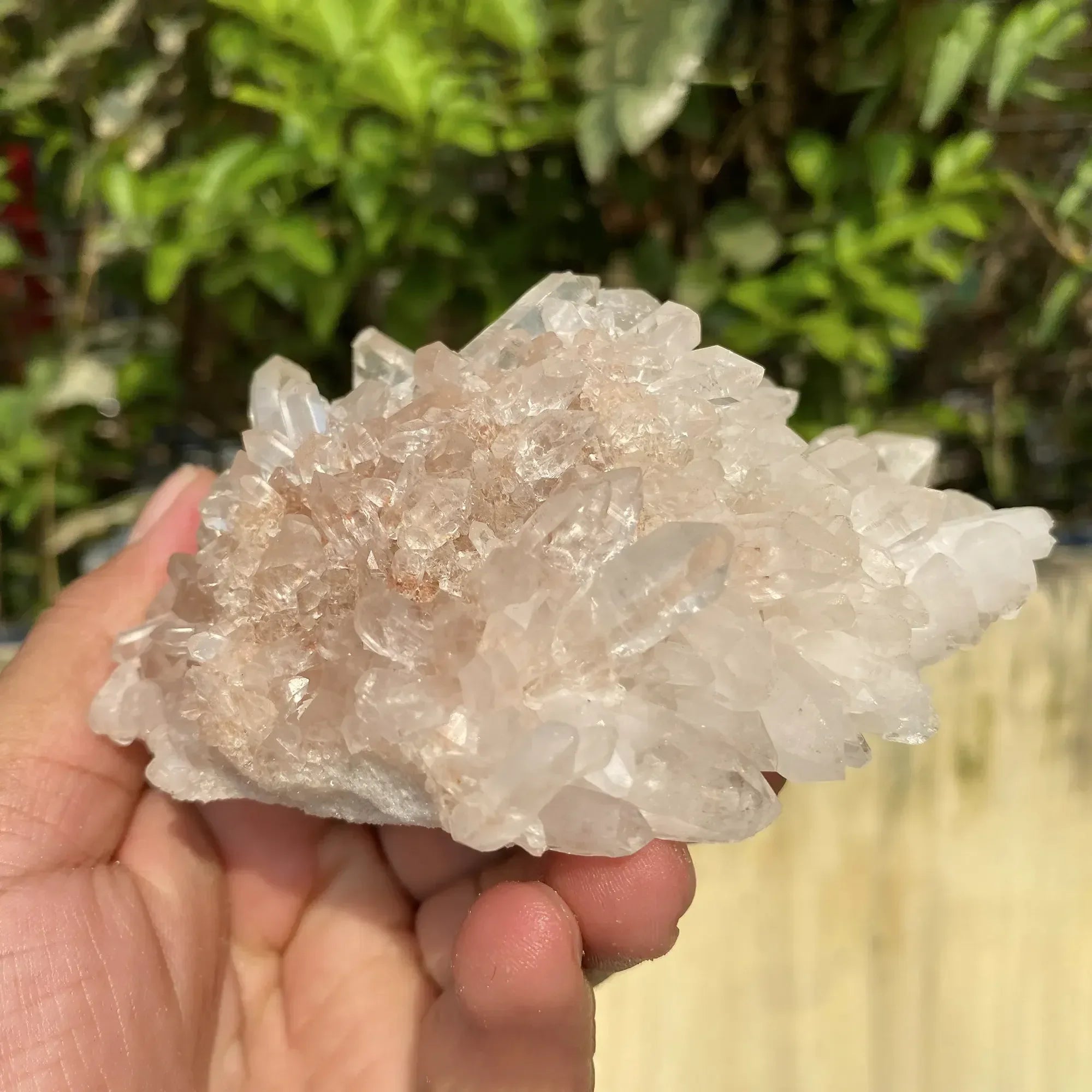 Natural Himalayan Pink Quartz Cluster 425g Himalayan Quartz