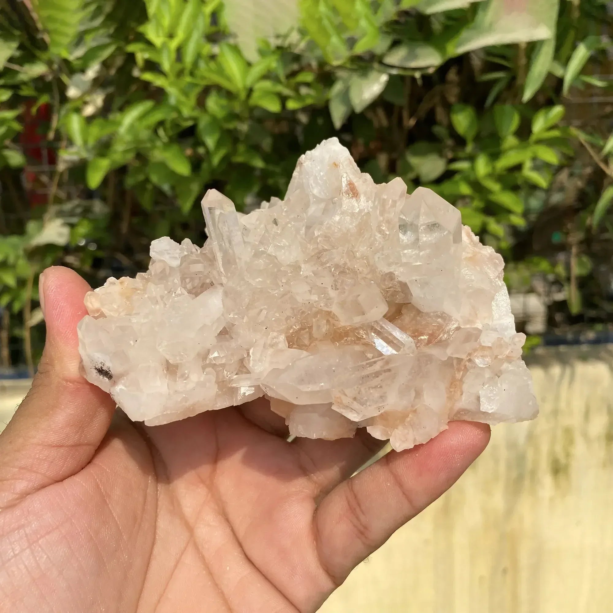 Natural Himalayan Pink Quartz Cluster 430g Himalayan Quartz