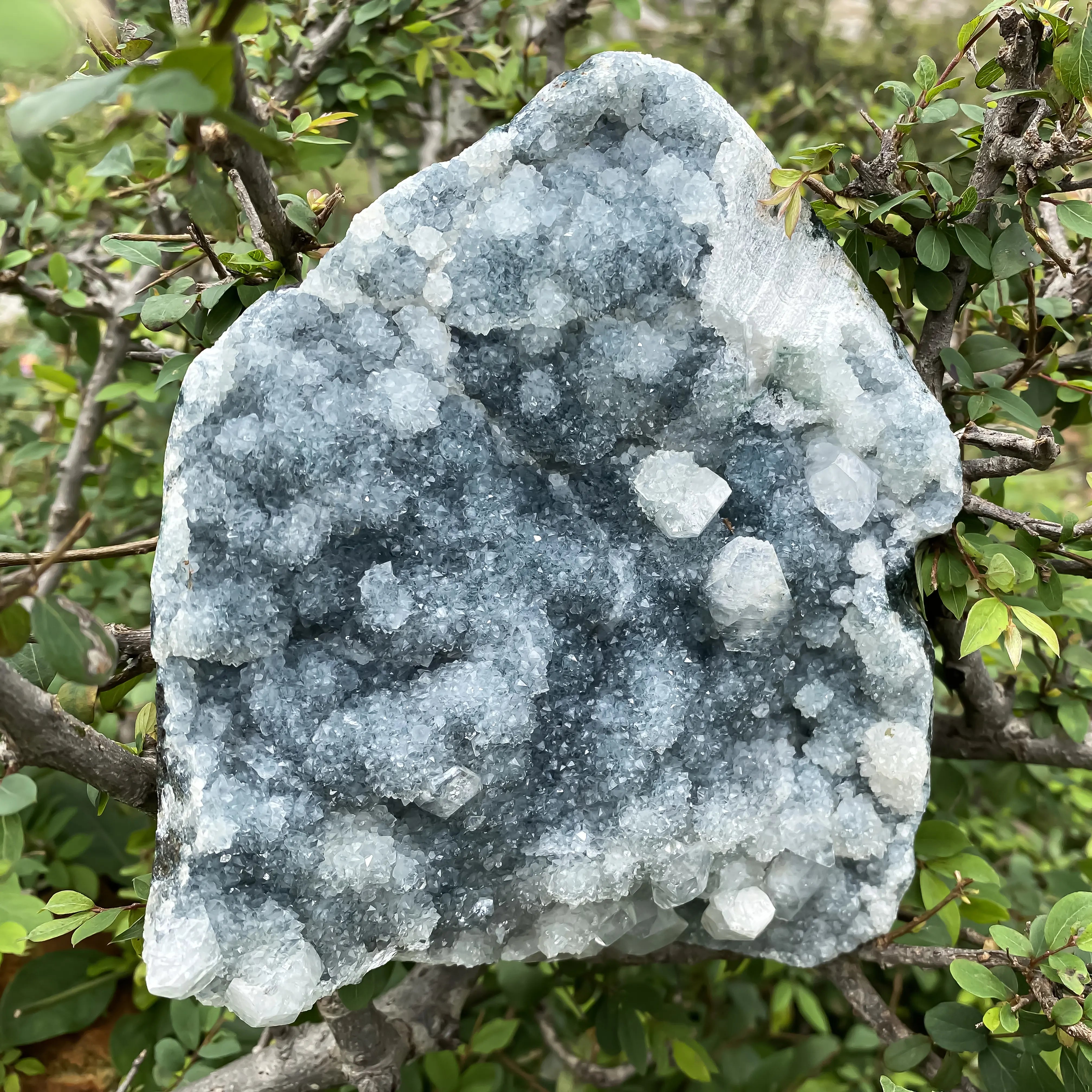 Blue Apophyllite – Natural Healing Crystal Minerals Rough 1730g