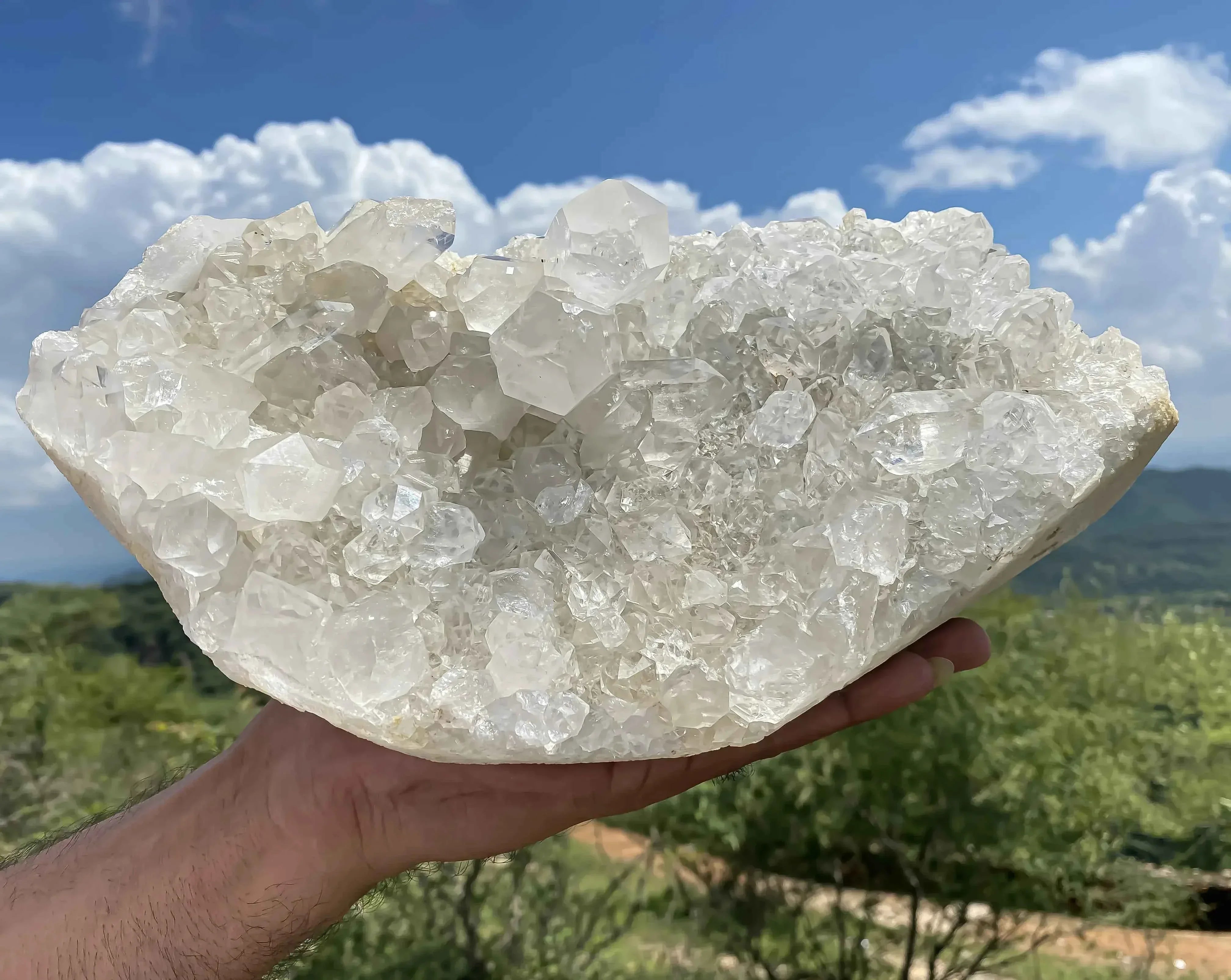 Natural Himalayan White Quartz Cluster 5920g Raw Crystal Points for Healing and Meditation Himalayan Quartz